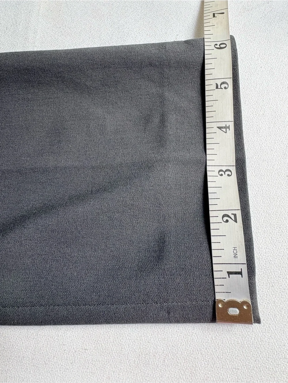 J. Crew Gray Straight-Leg Cropped Dress Pants Side Zipper Size 6